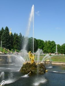 Открытие фонтанов-2012 в Петергофе