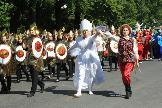 Празднование Дня города в Пушкине
